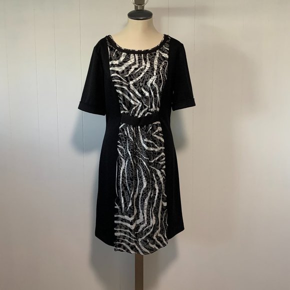 Tahari Animal Print Dress - Picture 1 of 8